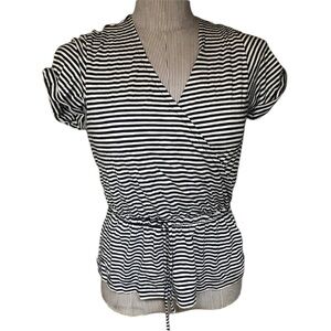 Vineyard Vines Blue White French Breton Nautical top XS